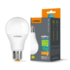 Žarulja LED 6,2W 4100K 1055lm E27 A60h IP20 VIDEX VL-A60h-62274
