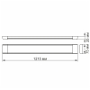 Linearna svjetiljka VIDEX 54W 1,2m 5000K 5940lm bijela VL-BN-54125