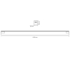 Linearna svjetiljka nizajuća VIDEX 40W 1.2М 3CCT 5600Lm Crno VL-BNL021-4012CB Linearna svjetiljka nizajuća VIDEX 40W 1.2М 3CCT 5600Lm Crno VL-BNL021-4012CB