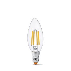 Žarulja LED 6W 4100K 880lm E14 C37F IP20 filament VIDEX VL-C37F-06144