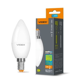 Žarulja LED 6W 4100K 1020lm E14 C37h IP20 VIDEX VL-C37h-06144