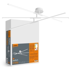 Stropna dekorativna svjetiljka 40W 3CCT 4100lm bijela VIDEX VL-CLD013-40CW