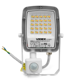Reflektor LED 20W 3CCT 2000lm IP65 sa senzorom bijela VIDEX VL-F5-020CW-S