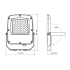 Reflektor LED 30W 3CCT 3000lm IP65 bijela VIDEX VL-F5-030CW