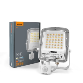 Reflektor LED 30W 3CCT 3000lm IP65 sa senzorom bijela VIDEX VL-F5-030CW-S