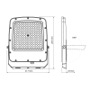 Reflektor LED 100W 3CCT 10000lm IP65 bijela VIDEX VL-F5-100CW Reflektor LED 100W 3CCT 10000lm IP65 bijela VIDEX VL-F5-100CW