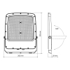 Reflektor LED 200W 3CCT 20000lm IP65 bijela VIDEX VL-F5-200CW Reflektor LED 200W 3CCT 20000lm IP65 bijela VIDEX VL-F5-200CW