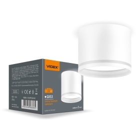 Kučište VIDEX za GX53 žarulju bijela VL-SPF35A-W