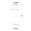 Stolna LED svjetiljka 8,5W 4000K 150lm RGB s funkcijom bijelog šuma bijela VIDEX VL-TF23W Stolna LED svjetiljka 8,5W 4000K 150lm RGB s funkcijom bijelog šuma bijela VIDEX VL-TF23W