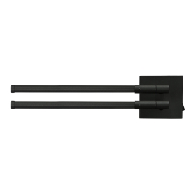 Stropna/zidna dekorativna svjetiljka 10W 3CCT 1000lm crna VIDEX VL-WL042-10CB