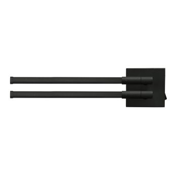 Stropna/zidna dekorativna svjetiljka 10W 3CCT 1000lm crna VIDEX VL-WL042-10CB