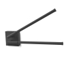 Stropna/zidna dekorativna svjetiljka 10W 3CCT 1000lm crna VIDEX VL-WL042-10CB