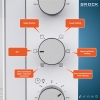 Pećnica BROCK DO 3001 WH 30 L, 1600 W