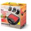 Aparat za sendviče BROCK SSM 2003 RD, 3u1 750W