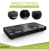 Električna ploča za kuhanje s dva prstena BROCK EP 200 BK, 2500W
