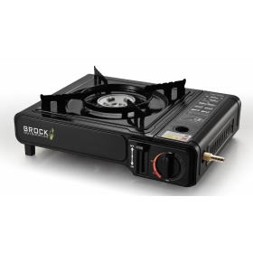 Prijenosni plinski štednjak BROCK PSG 001 BK, 2200W