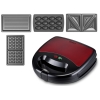Aparat za sendviče BROCK SSM 6004 RD (sendvič/oraha/vafel/roštilj), 750W