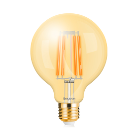 Žarulja LED 6W 2200K 540lm E27 G125 IP20 amber filament BRAYTRON BB48-00620