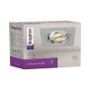 Kućište za GU10 žarulju max 35W 92x25x92mm IP20 kvadratno srebrno BRAYTRON BH03-00113