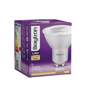 Žarulja LED 5W 2700K 380lm GU10 38D BRAYTRON BA25-00550
