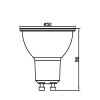 Žarulja LED 7W plava boja 580lm GU10 38D BRAYTRON BA25-00756
