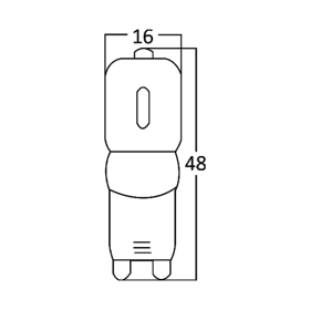 Žarulja LED 3W 6500K 260lm G9 320D IP20 dimabilna BRAYTRON BA29-00393
