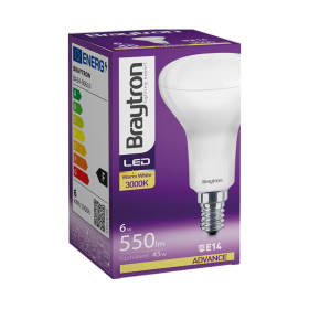 Žarulja LED 6W 3000K 550lm E14 R50 IP20 BRAYTRON BA34-00610