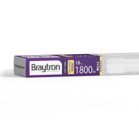 Cijev LED T8 18W 3000K 1800lm 120cm IP20 staklena obostrano napajanje BRAYTRON BA52-01280