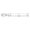 Cijev LED T8 18W 6500K 1800lm 120cm IP20 staklena BRAYTRON BA52-21283