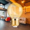 Žarulja LED 4W 2200K 360lm E27 G45 IP20 amber filament kuglica BRAYTRON BB37-00420