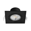 Stropna svjetiljka 7W 3CCT 630lm 85x85 IP20 ugradbena kvadratna SPOT crna BRAYTRON BD02-10781