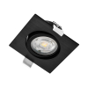 Stropna svjetiljka 7W 3CCT 630lm 85x85 IP20 ugradbena kvadratna SPOT crna BRAYTRON BD02-10781