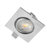 Stropna svjetiljka 7W 3CCT 630lm 85x85 IP20 ugradbena kvadratna SPOT srebrna BRAYTRON BD02-10783