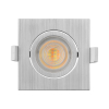 Stropna svjetiljka 7W 3CCT 630lm 85x85 IP20 ugradbena kvadratna SPOT srebrna BRAYTRON BD02-10783