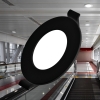 Panel LED 6W 4000K IP40 ugradbeni okrugli crni dimabilni BP01-90611 ***EOL***
