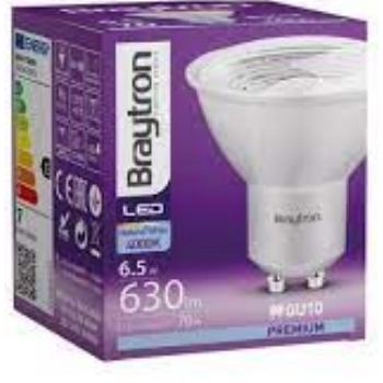 Žarulja LED 6W 4000K 450lm GU10 38D IP20 dimabilna BRAYTRON BA26-60651
