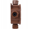 Kutija razvodna nadžbukna 75x75x33mm 4 uvoda PG16/5x4mm2 smeđa IP67 A.0035BR