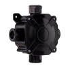 Kutija razvodna nadžbukna 75x75x33mm 4 uvoda PG16/5x4mm2 crna IP67 A.0035C