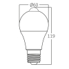 Žarulja LED 9W 6500K 806lm E27 A60 IP20 sa senzorom BRAYTRON BA14-70923
