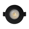 Stropna svjetiljka 7W 3CCT 630lm fi85 IP54 ugradbena okrugla SPOT crna BRAYTRON BD01-00781