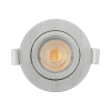 Stropna svjetiljka 7W 3CCT 630lm fi85 IP20 ugradbena okrugla SPOT srebrna BRAYTRON BD02-00783