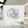 Stropna svjetiljka 7W 3/1 630lm 85x43x85mm IP20 ugradbena kvadratna SPOT bijela dimabilna BRAYTRON BD02-70780