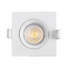 Stropna svjetiljka 7W 3/1 630lm 85x43x85mm IP20 ugradbena kvadratna SPOT bijela dimabilna BRAYTRON BD02-70780