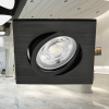 Stropna svjetiljka 7W 3/1 630lm 85x43x85mm IP20 ugradbena kvadratna SPOT crna dimabilna BRAYTRON BD02-70781