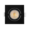 Stropna svjetiljka 7W 3/1 630lm 85x43x85mm IP20 ugradbena kvadratna SPOT crna dimabilna BRAYTRON BD02-70781