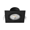 Stropna svjetiljka 7W 3/1 630lm 85x43x85mm IP20 ugradbena kvadratna SPOT crna dimabilna BRAYTRON BD02-70781