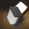 Zidna svjetiljka 15W 3000K 1450lm 160x160mm IP65 kvadratna crna BG38-01101 ***EOL***