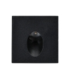 Zidna svjetiljka 2W 3000K 200lm 48x48mm IP65 kvadratna crna VECTOR BRAYTRON BG38-02301
