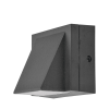 Zidna svjetiljka 6W 3/1 78x75mm IP65 kvadratna siva VEKTA BRAYTRON BG38-02682
