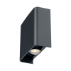 Zidna svjetiljka 2x1W 3/1 110x41x100mm IP65 siva VECTOR BRAYTRON BG38-03182